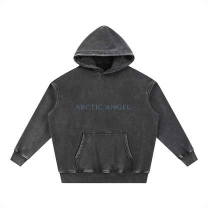 Snow Wash Fleece Oversize Hoodie